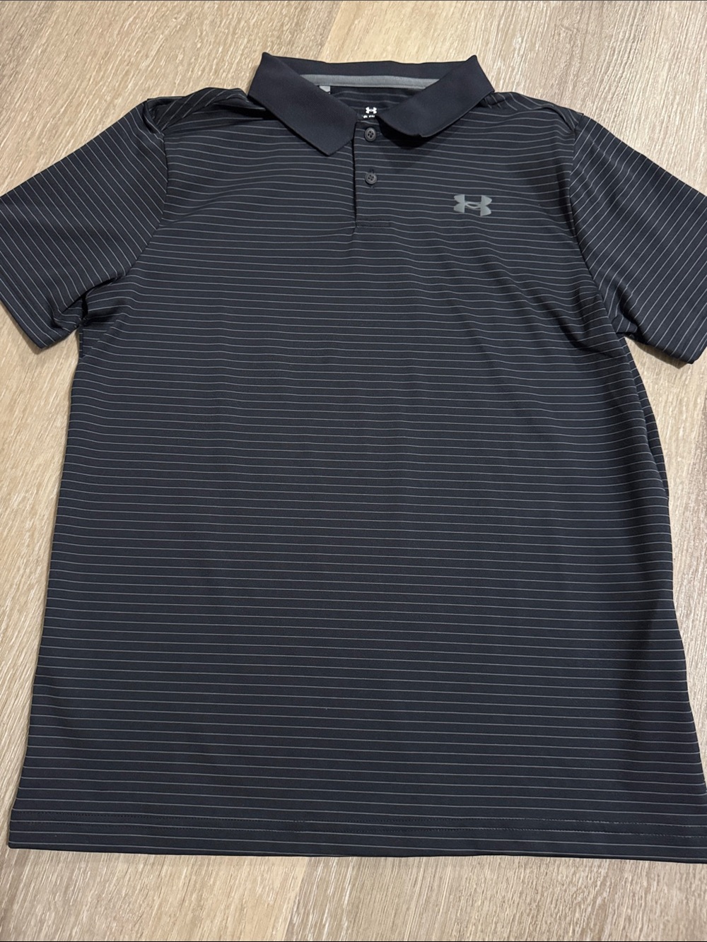 🆕 Under Armour Boys Performance Stripe Polo Youth L